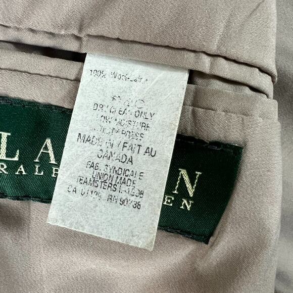 Lauren Ralph Lauren Sport Coat Men's Size 44R Houndstooth Two Button Wool - Picture 9 of 11